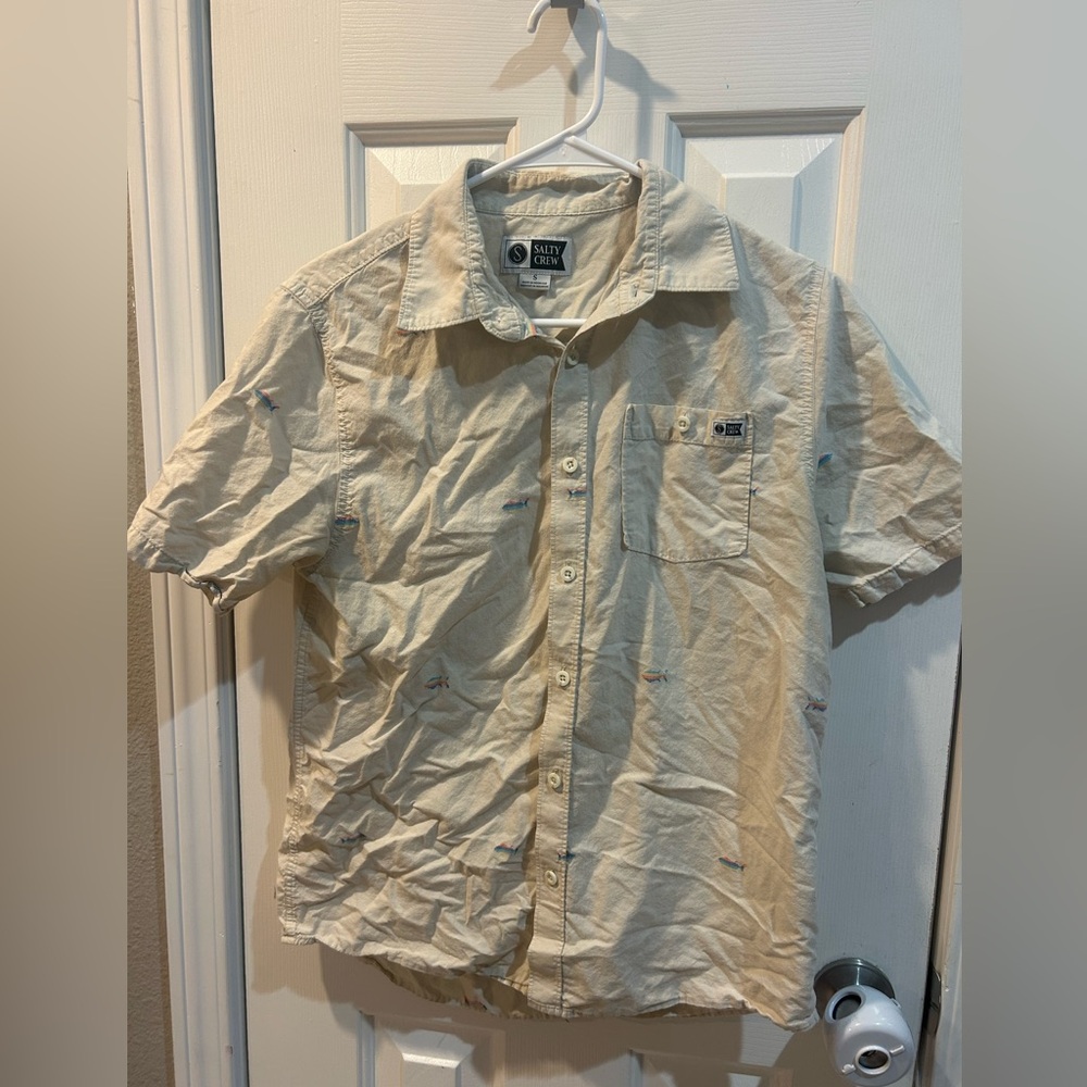 Salty Crew Short Sleeve Button up Shirt